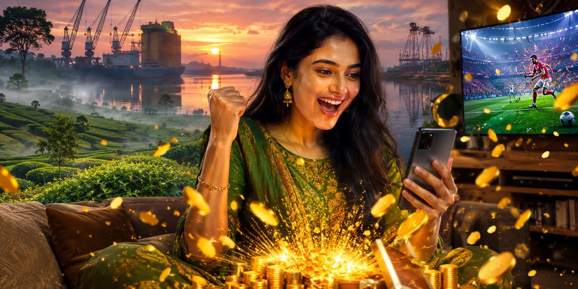 খুলনার চা বাগানে বসে go 111 মোবাইল ক্যাসিনো খেলছেন একজন ভিআইপি সদস্য